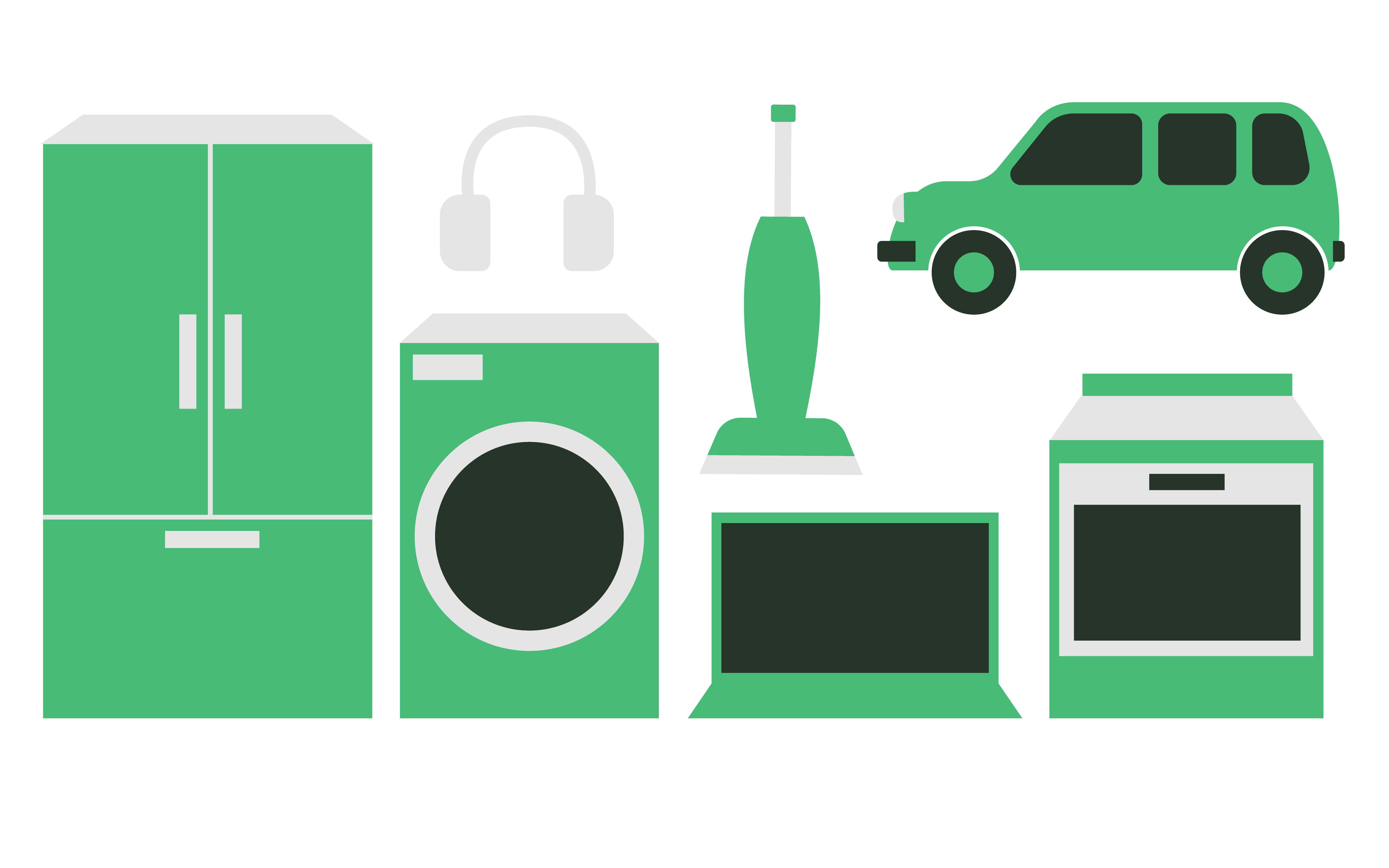 Magazine retail icons